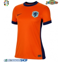 Maglie da calcio Olanda Prima Maglia Femminile Europei 2024 Manica Corta